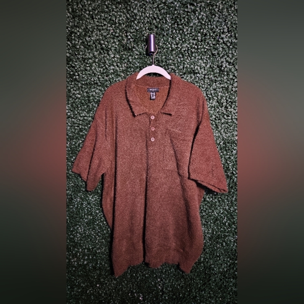 Forever 21 Rich Brown Knit Sweater